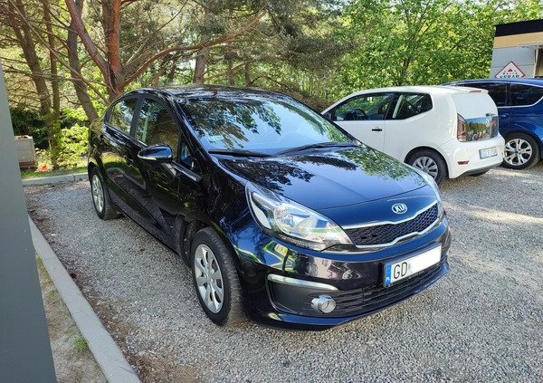 Kia Rio cena 39000 przebieg: 105000, rok produkcji 2016 z Gdańsk małe 79